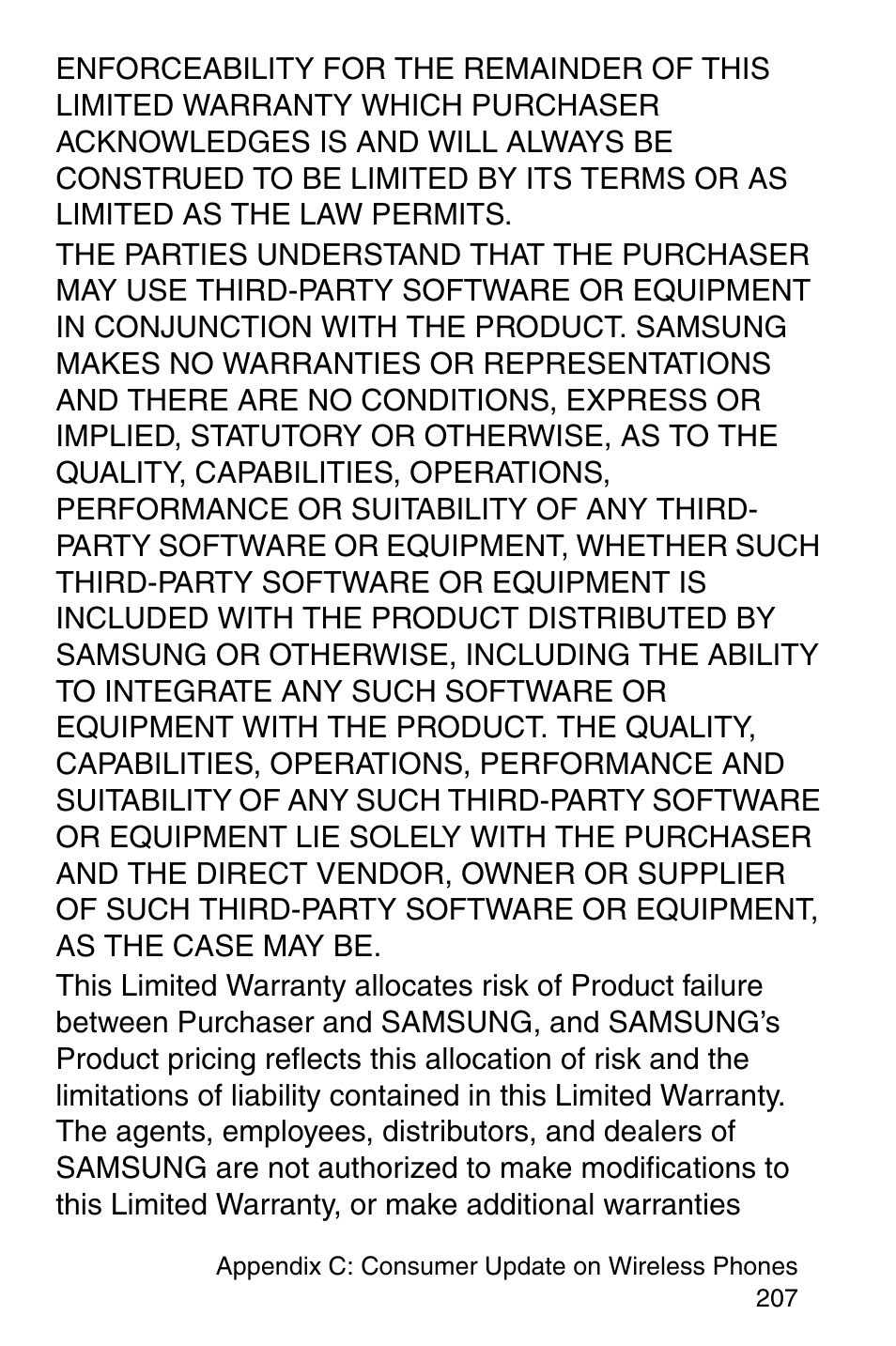 Samsung SGH-X427ZSACIN User Manual | Page 207 / 220