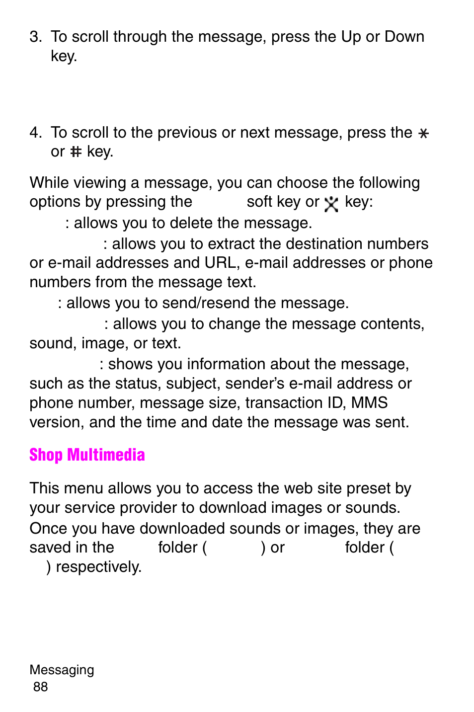 Samsung SGH-X427ZSACIN User Manual | Page 88 / 220