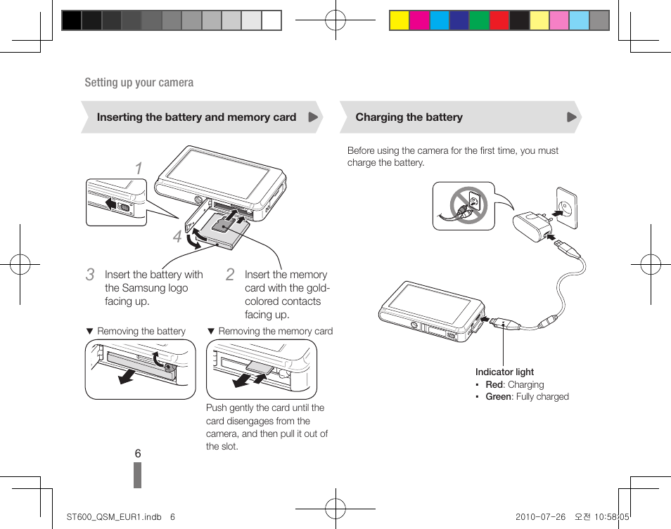 Samsung EC-ST600ZBPLUS User Manual | Page 6 / 72