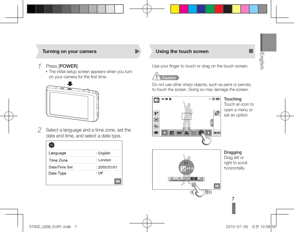 English | Samsung EC-ST600ZBPLUS User Manual | Page 7 / 72