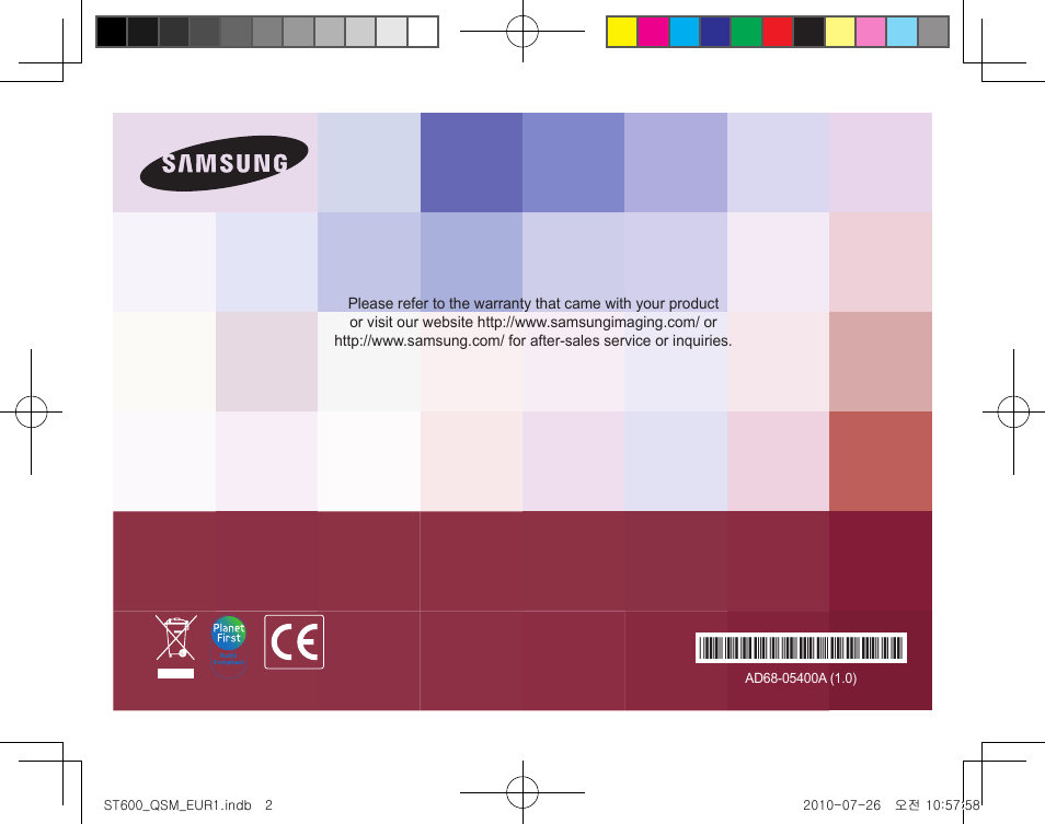 Samsung EC-ST600ZBPLUS User Manual | Page 72 / 72