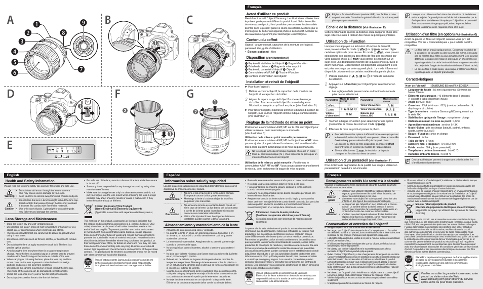 Samsung EX-T85NB-US User Manual | Page 2 / 2
