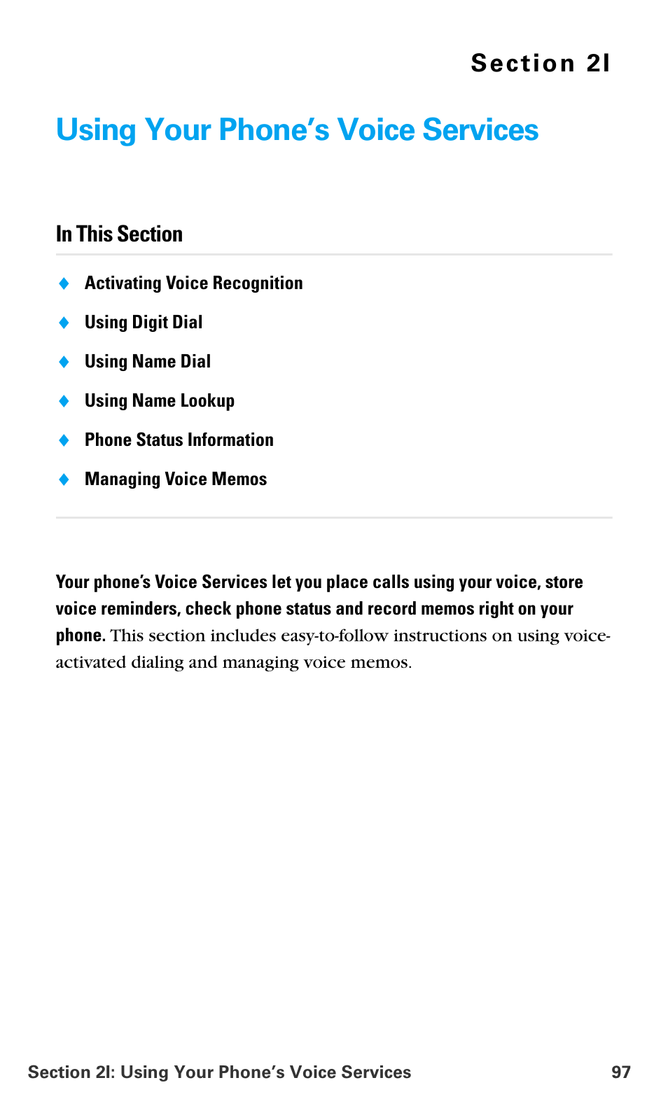 Using your phone’s voice services, 2i. using your phone’s voice services | Samsung SPH-A680SSAQST User Manual | Page 105 / 196