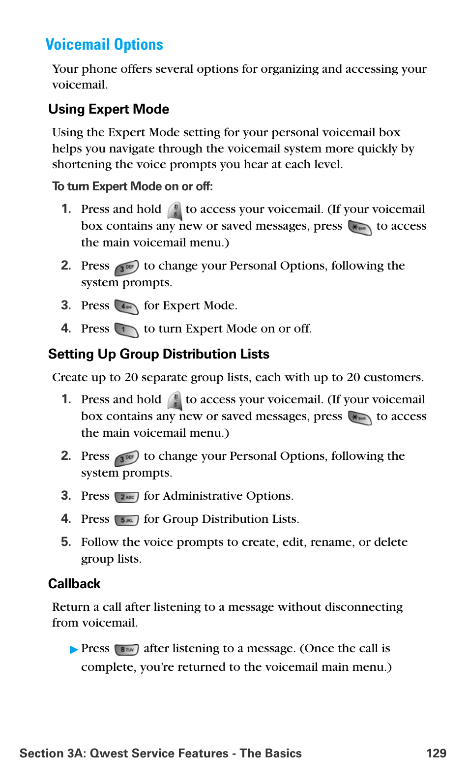 Voicemail options | Samsung SPH-A680SSAQST User Manual | Page 137 / 196