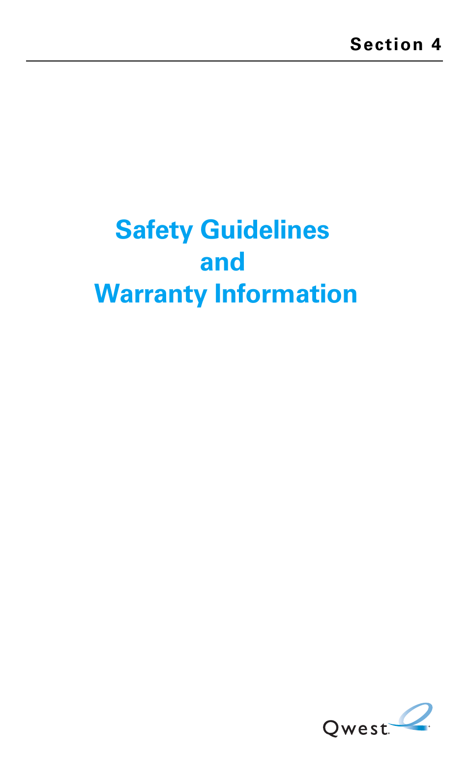Safety guidelines and warranty information, Section 4: safety and warranty information | Samsung SPH-A680SSAQST User Manual | Page 169 / 196