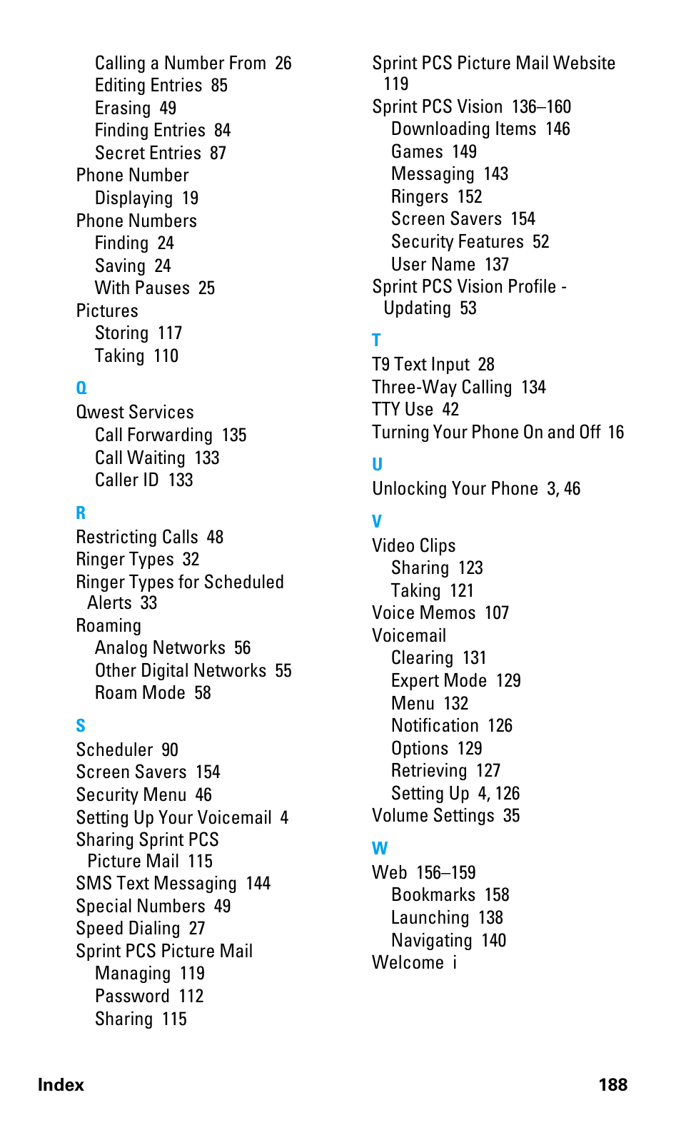 Samsung SPH-A680SSAQST User Manual | Page 196 / 196