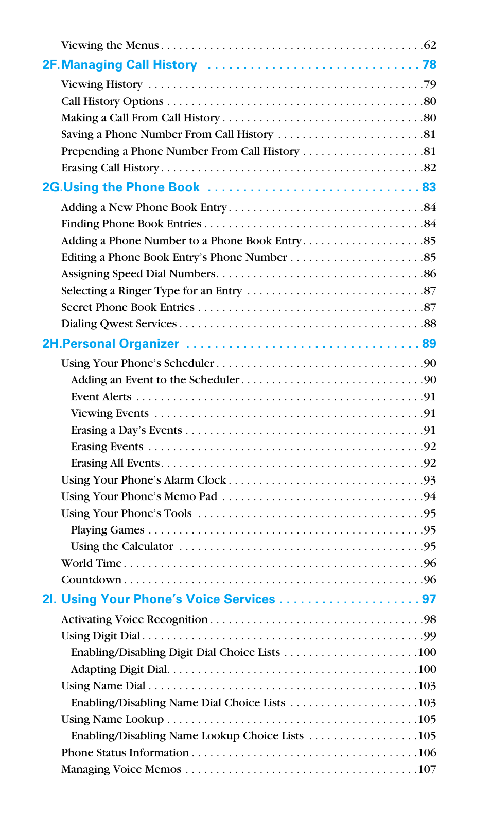 Samsung SPH-A680SSAQST User Manual | Page 4 / 196