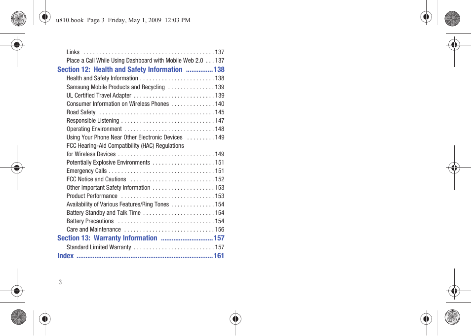 Samsung SCH-U810GNAVZW User Manual | Page 6 / 169