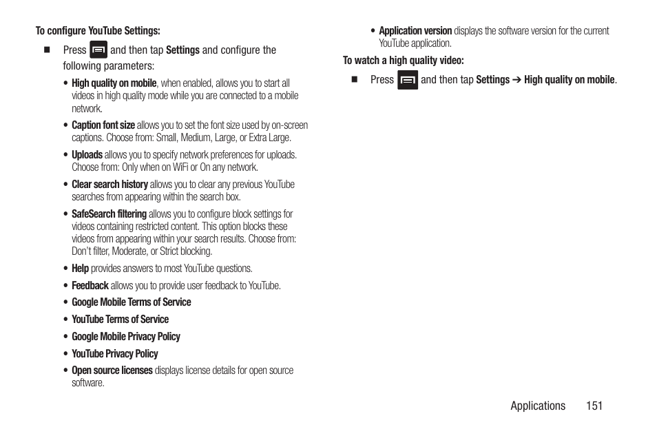 Samsung SGH-S959ZKATFN User Manual | Page 155 / 217