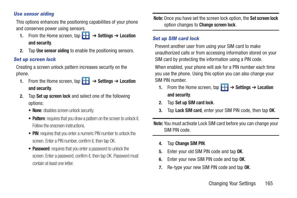 Samsung SGH-S959ZKATFN User Manual | Page 169 / 217