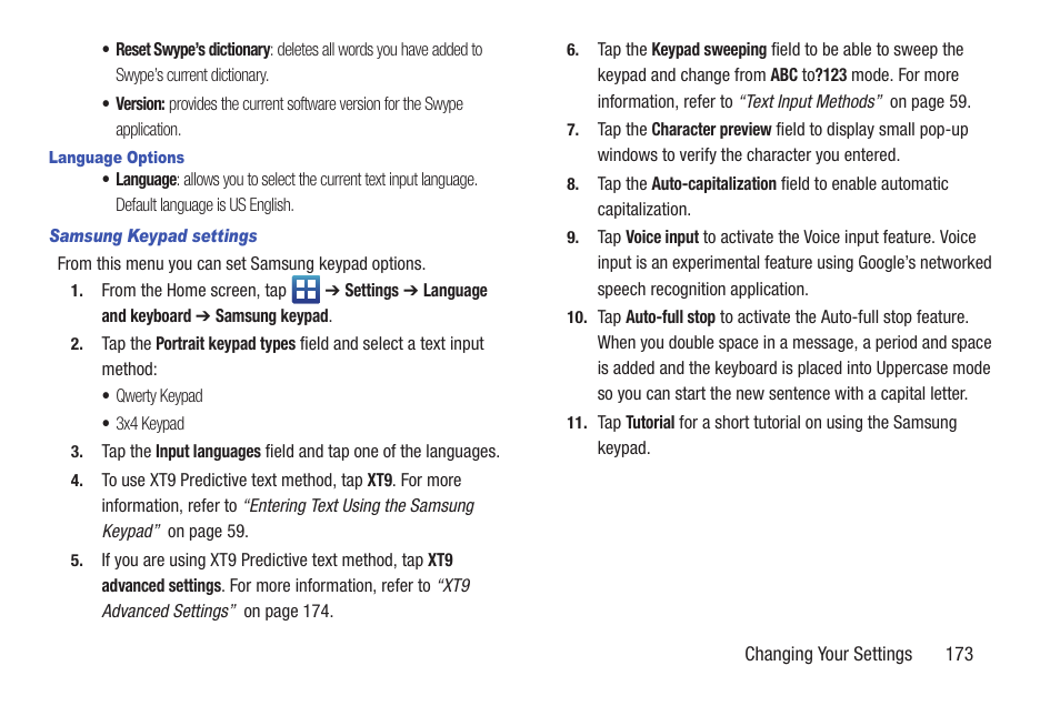 Samsung SGH-S959ZKATFN User Manual | Page 177 / 217