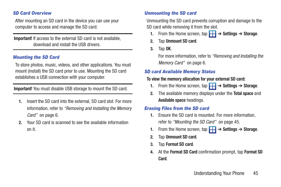 Samsung SGH-S959ZKATFN User Manual | Page 49 / 217