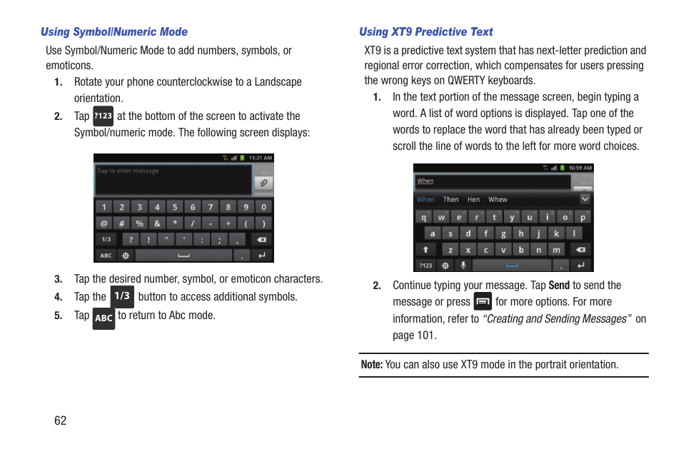 Samsung SGH-S959ZKATFN User Manual | Page 66 / 217