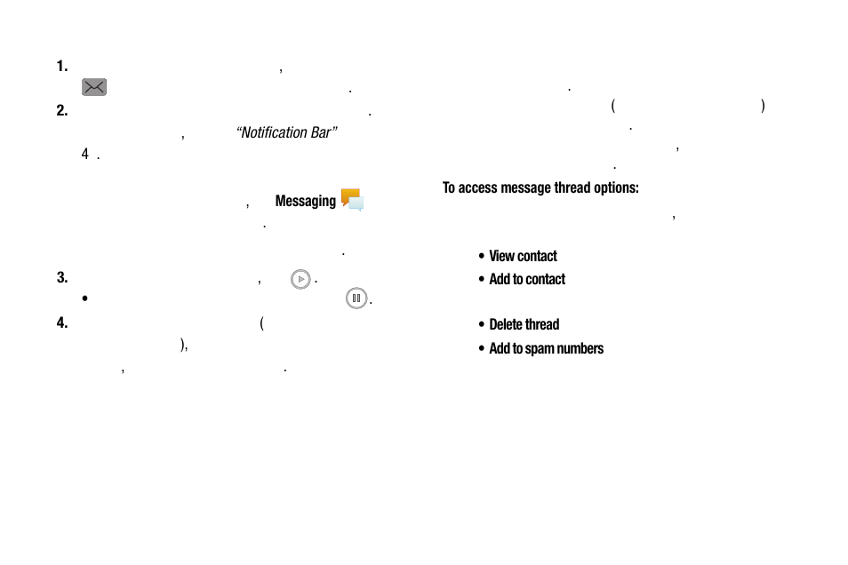 Viewing new received messages | Samsung SM-C105AZWAATT User Manual | Page 105 / 283