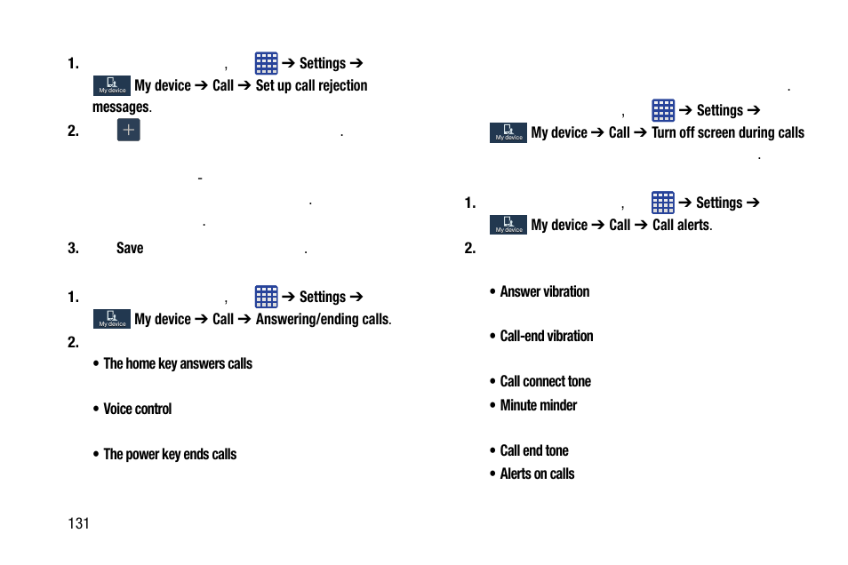 Samsung SM-C105AZWAATT User Manual | Page 138 / 283