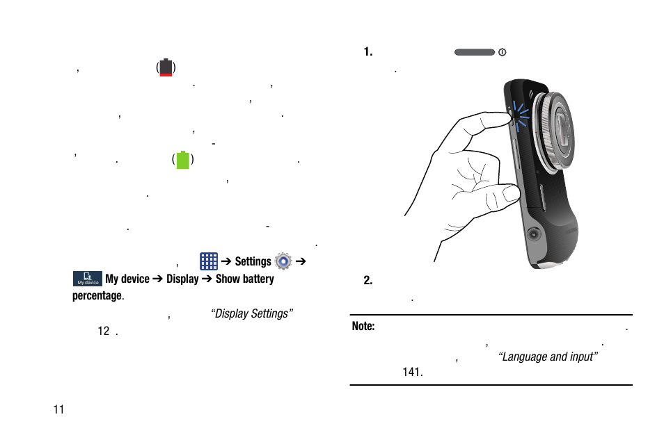 Switching the phone on or off | Samsung SM-C105AZWAATT User Manual | Page 18 / 283