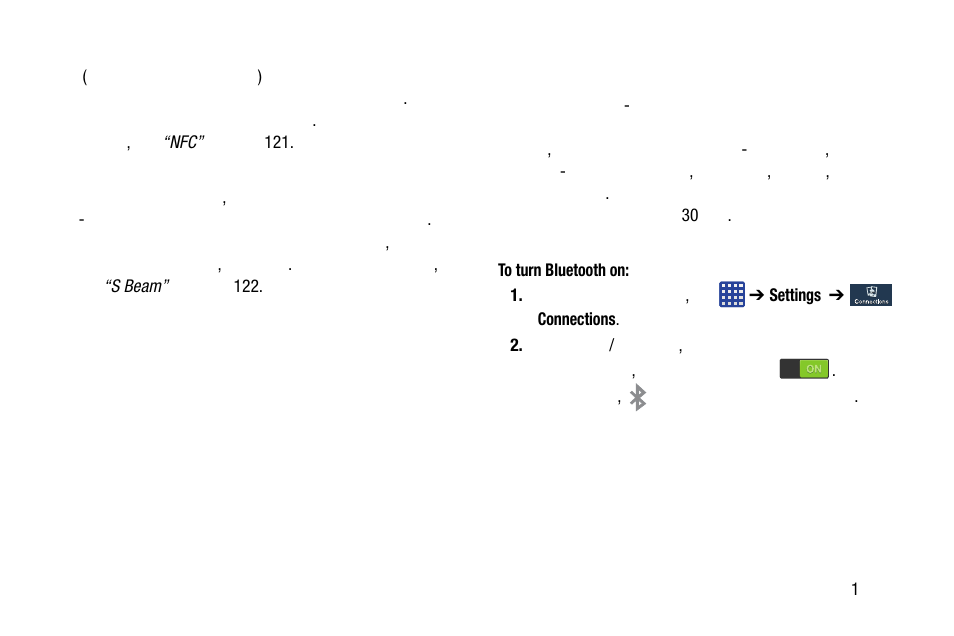 Bluetooth, Nfc bluetooth | Samsung SM-C105AZWAATT User Manual | Page 183 / 283