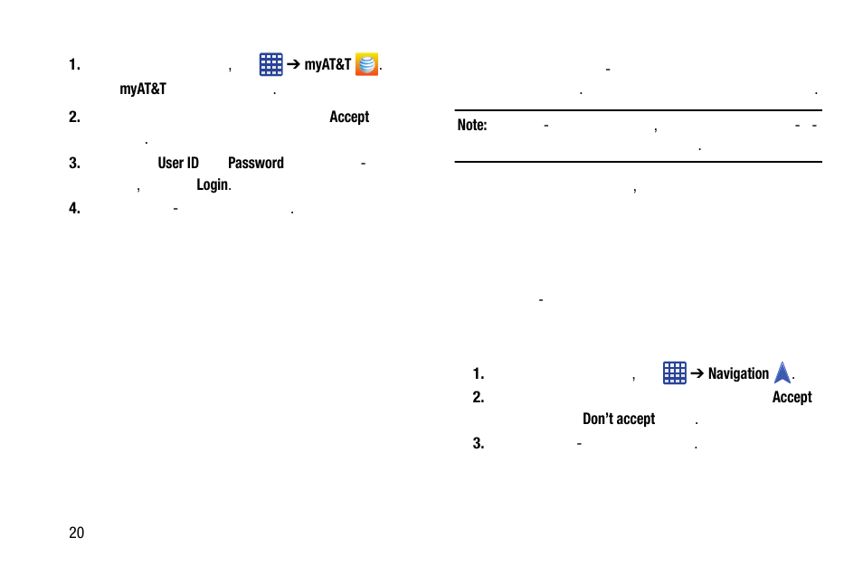 Navigation | Samsung SM-C105AZWAATT User Manual | Page 212 / 283