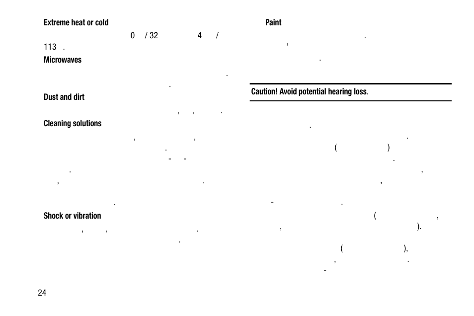 Responsible listening | Samsung SM-C105AZWAATT User Manual | Page 254 / 283