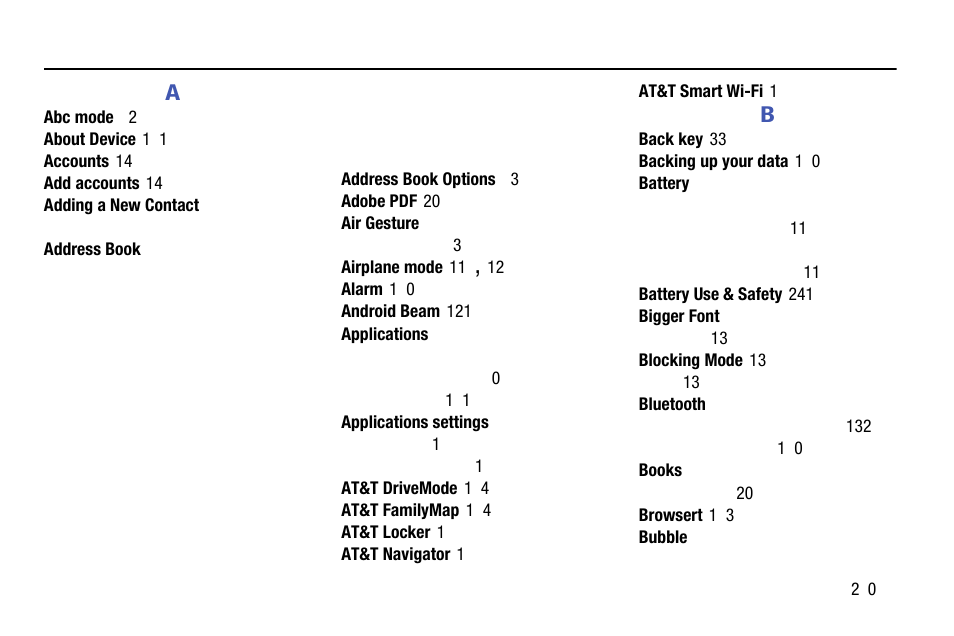 Index | Samsung SM-C105AZWAATT User Manual | Page 277 / 283