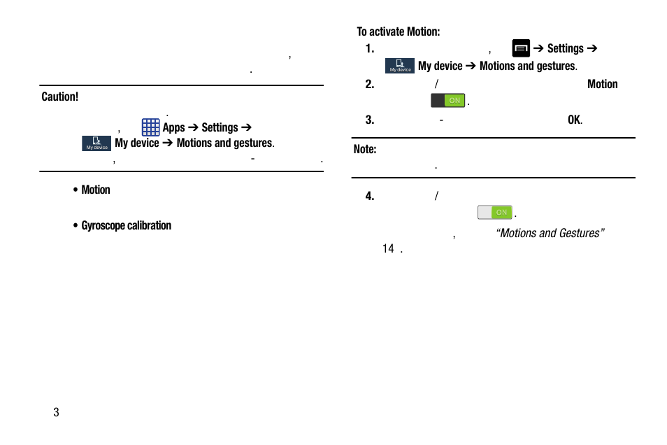 Using motions and gestures | Samsung SM-C105AZWAATT User Manual | Page 42 / 283