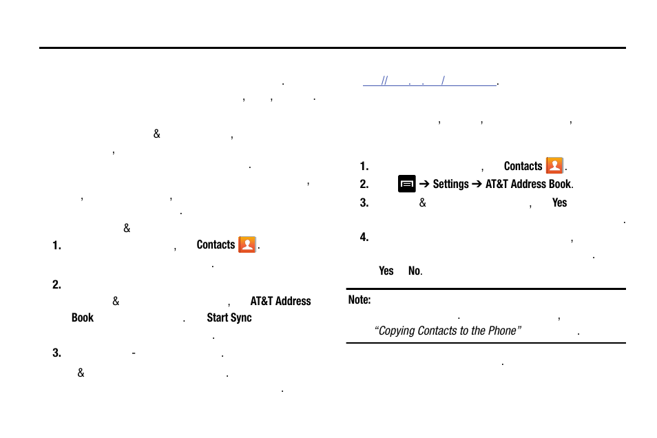 Section 5: contacts and your address book, At&t address book activation, Section 5: contacts and your address | Book | Samsung SM-C105AZWAATT User Manual | Page 72 / 283