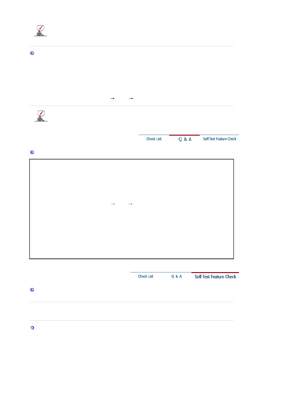 Self-test feature check | Samsung LS19GSESSY-XAA User Manual | Page 45 / 60