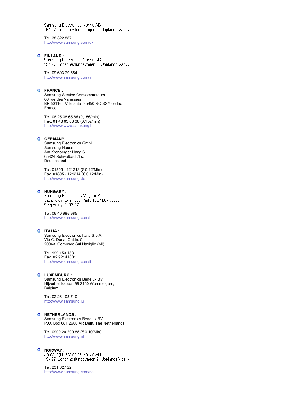 Samsung LS19GSESSY-XAA User Manual | Page 52 / 60