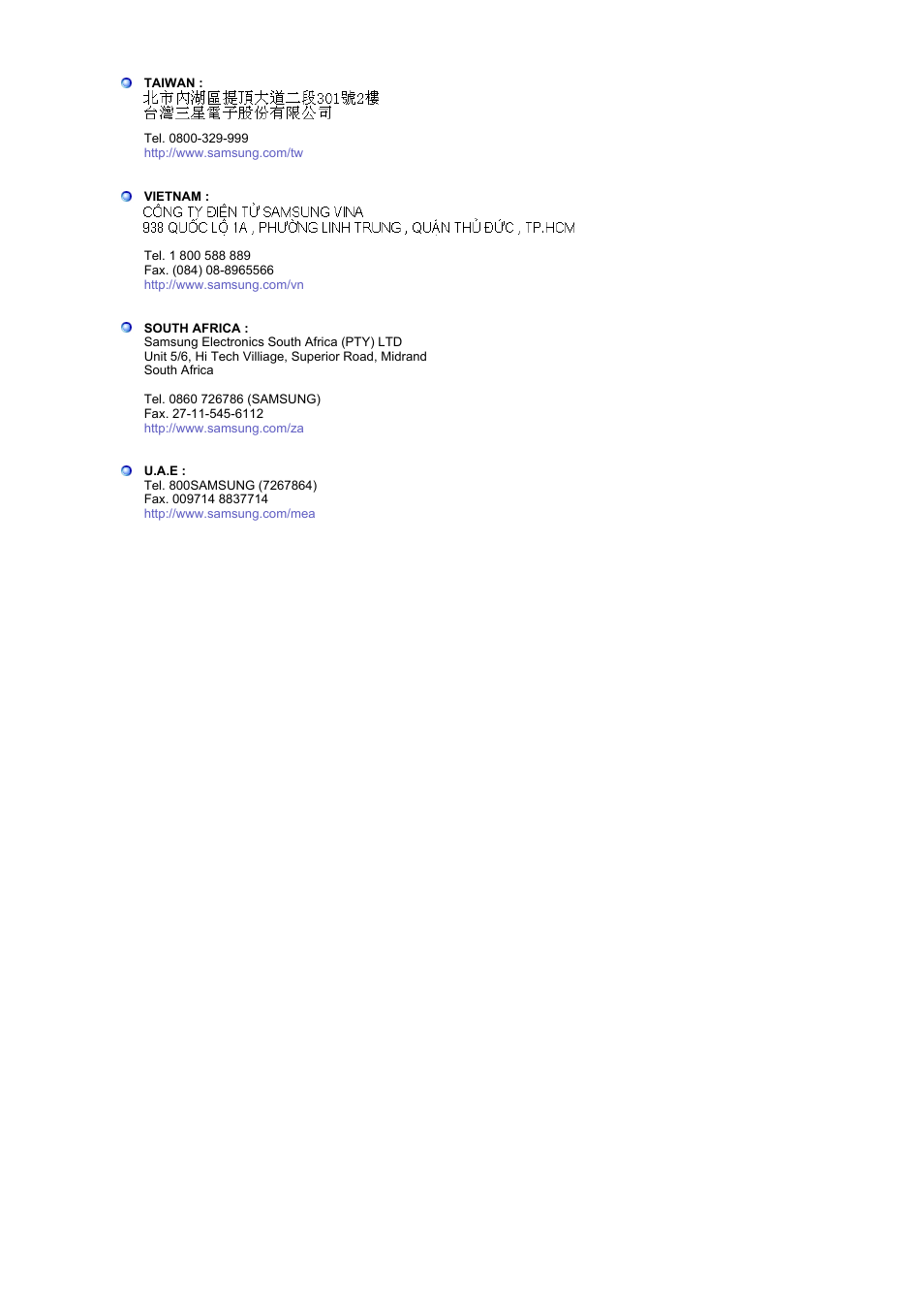 Samsung LS19GSESSY-XAA User Manual | Page 55 / 60