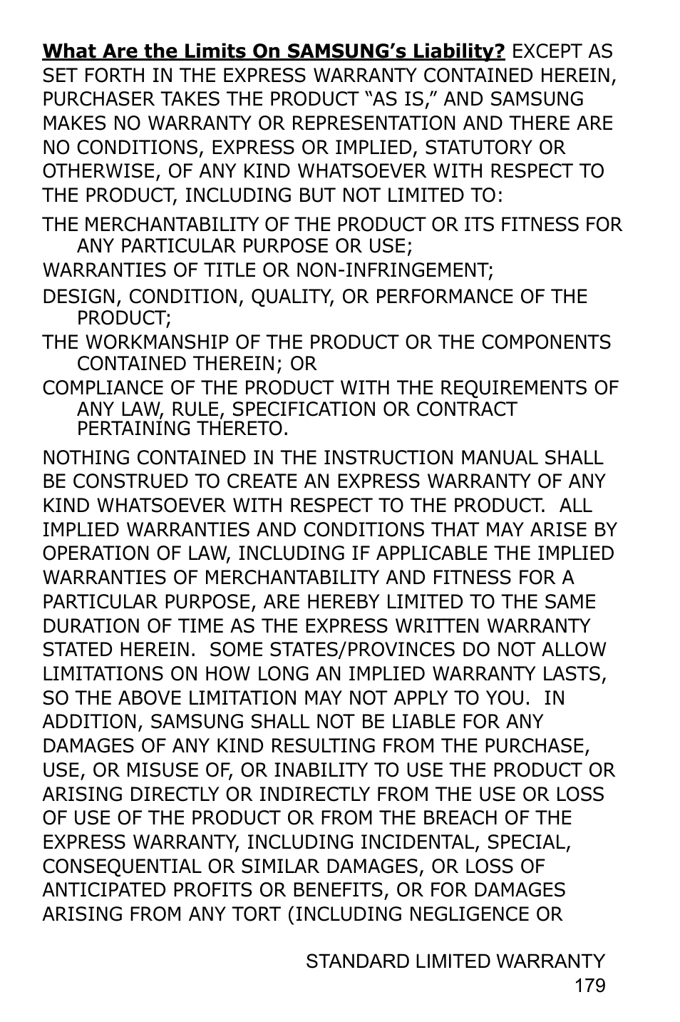 Samsung SGH-P735MSATMB User Manual | Page 180 / 193