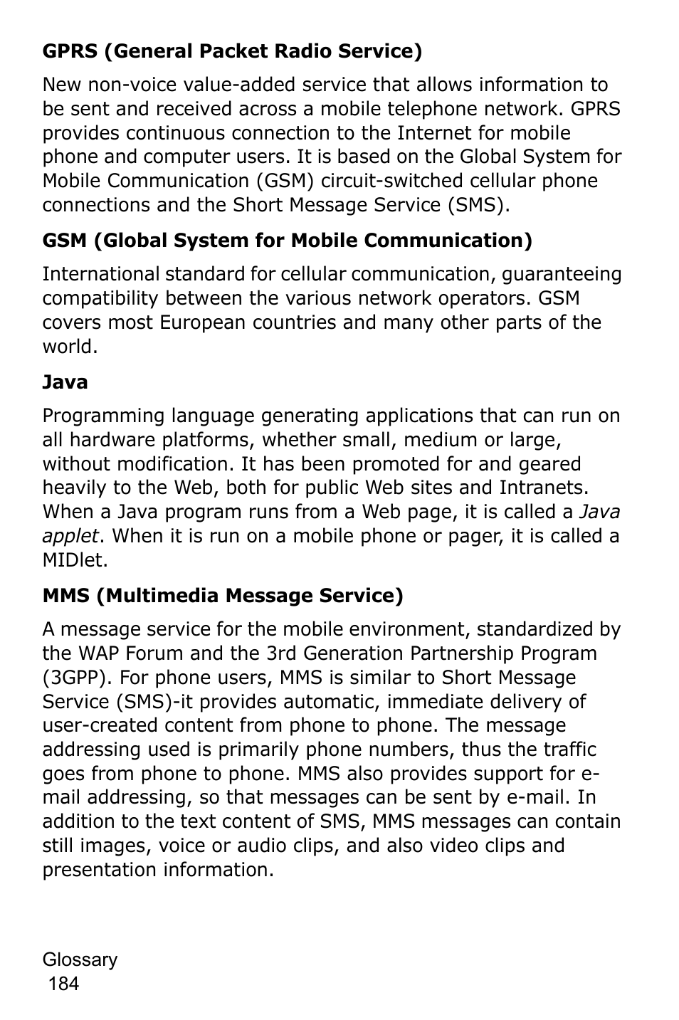 Samsung SGH-P735MSATMB User Manual | Page 185 / 193