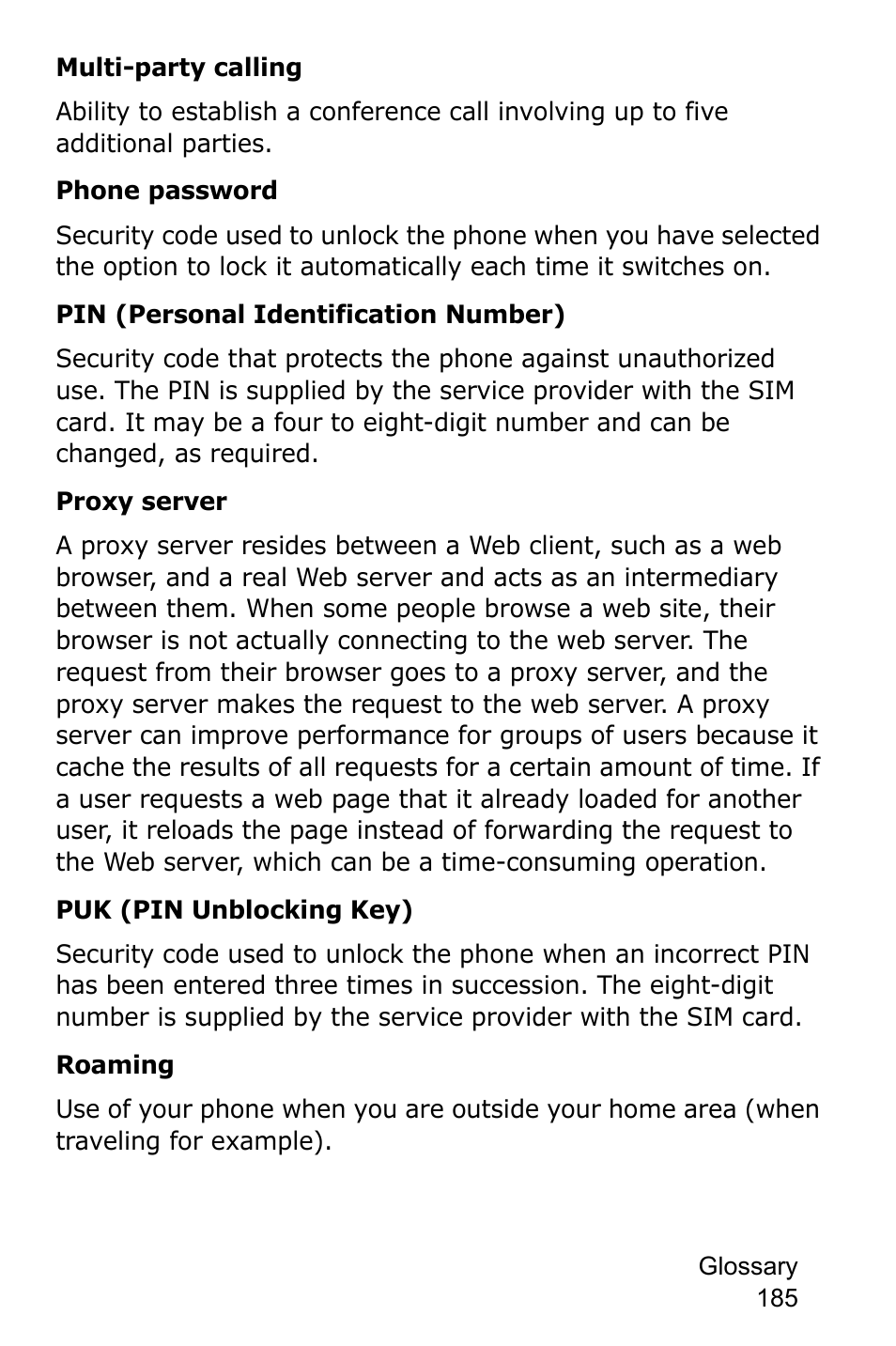 Samsung SGH-P735MSATMB User Manual | Page 186 / 193