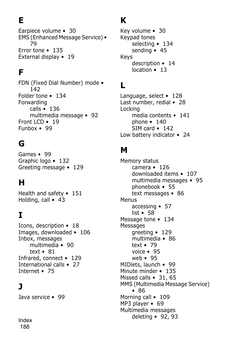 Samsung SGH-P735MSATMB User Manual | Page 189 / 193