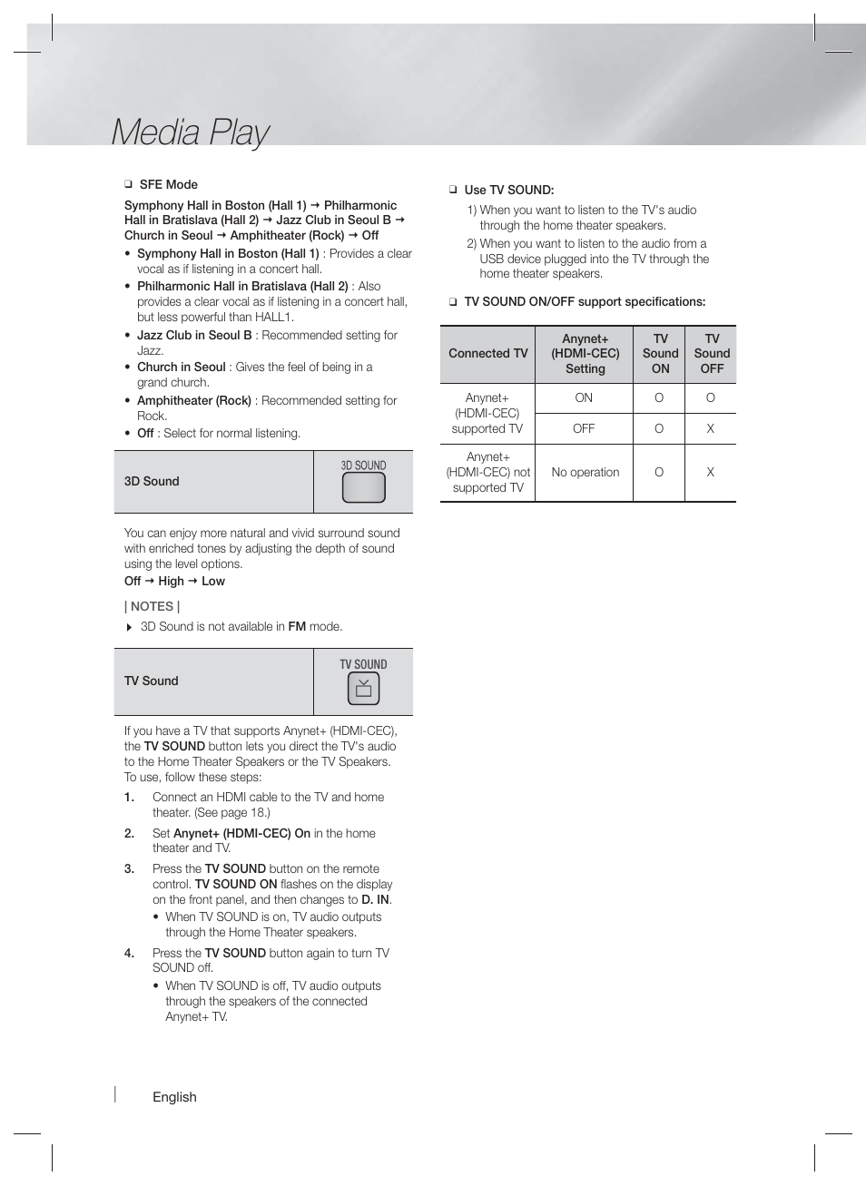 Media play | Samsung HT-F9730W-ZA User Manual | Page 42 / 61
