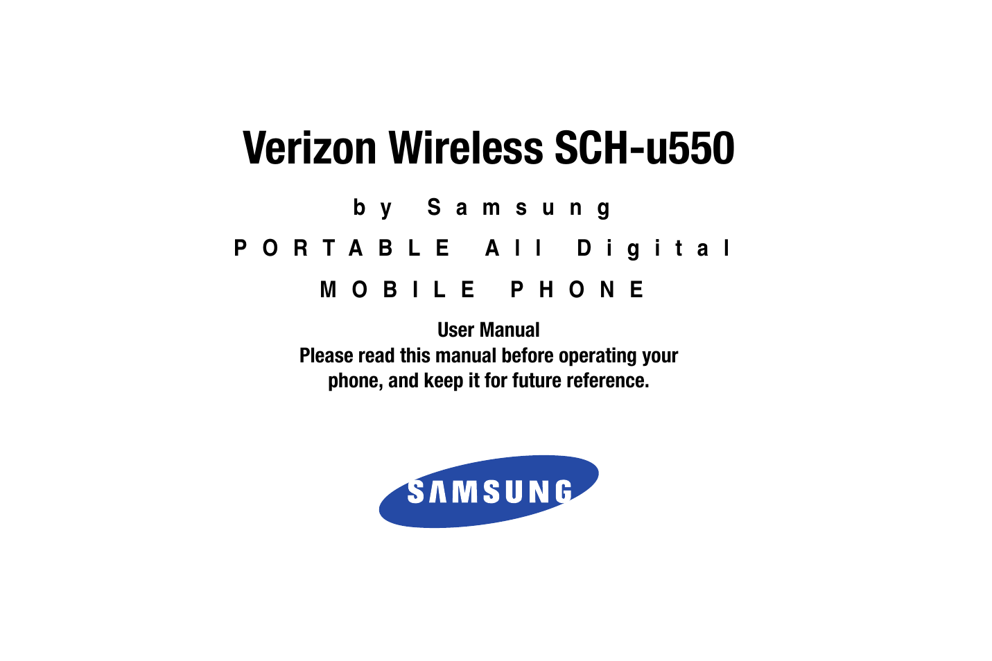 Samsung SCH-U550ZNAVZW User Manual | 145 pages