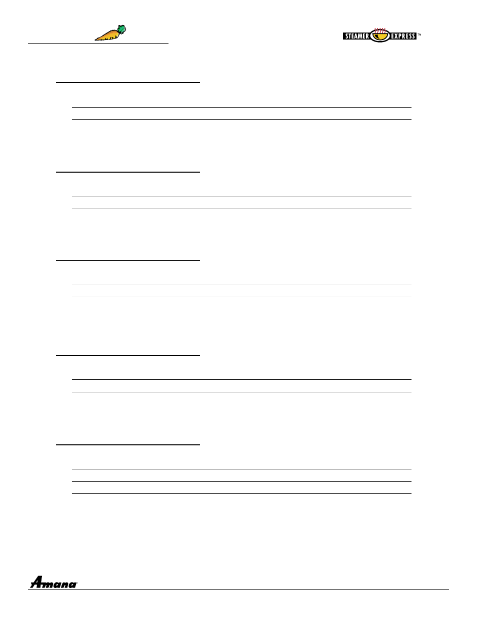 Vegetables | Amana ASE7000 User Manual | Page 16 / 22
