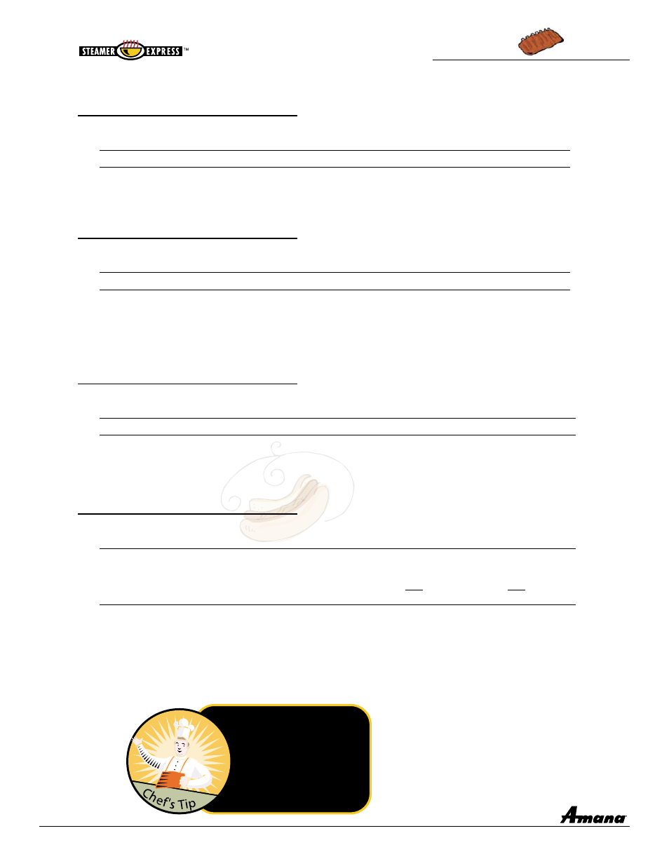 Meats | Amana ASE7000 User Manual | Page 7 / 22