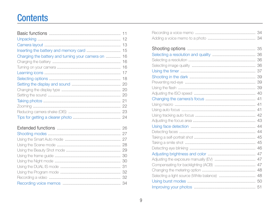 Samsung EC-PL200ZBPBUS User Manual | Page 10 / 100