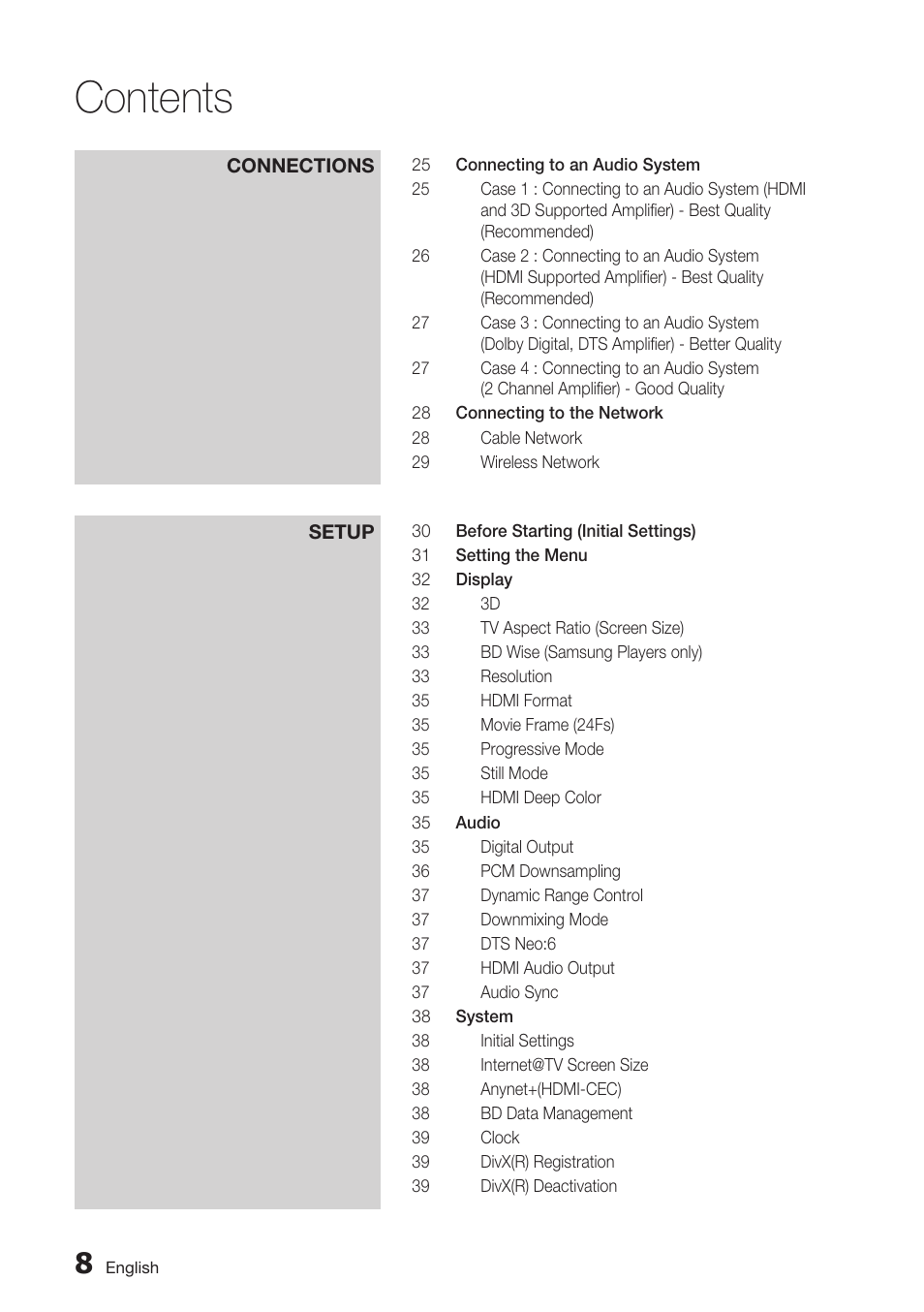 Samsung BD-C7900-XAA User Manual | Page 8 / 74