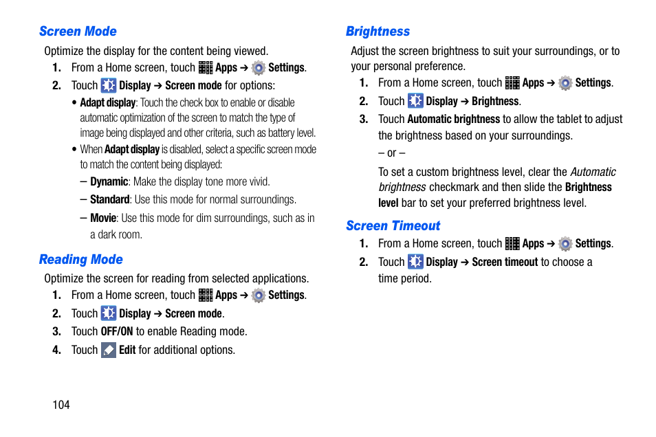 Samsung SM-P605VZKEVZW User Manual | Page 111 / 138