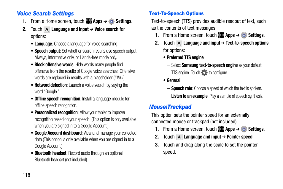 Samsung SM-P605VZKEVZW User Manual | Page 125 / 138