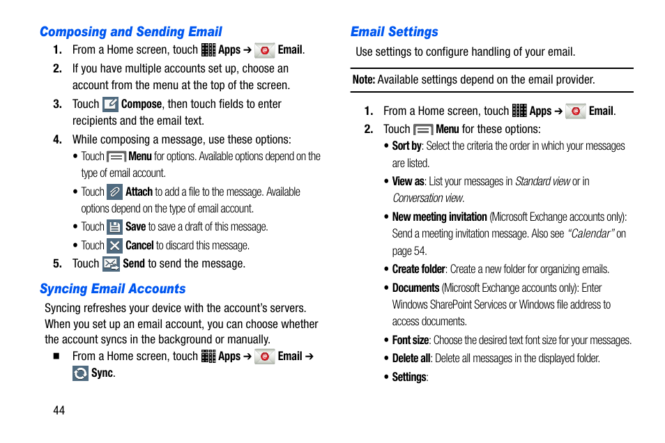 Samsung SM-P605VZKEVZW User Manual | Page 51 / 138