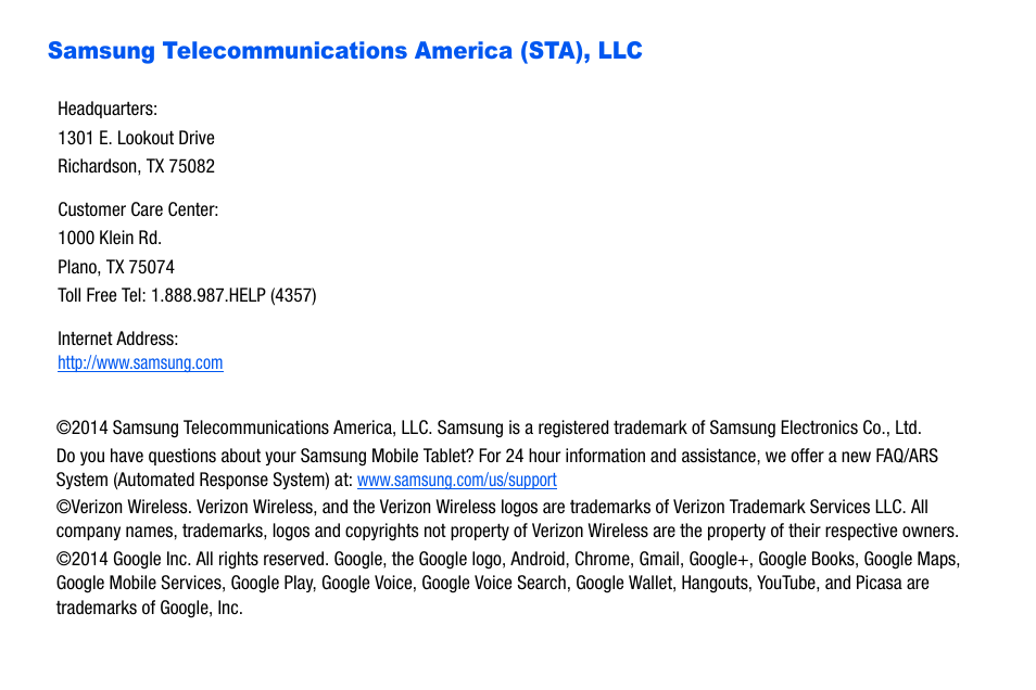 Samsung SM-P605VZKEVZW User Manual | Page 6 / 138