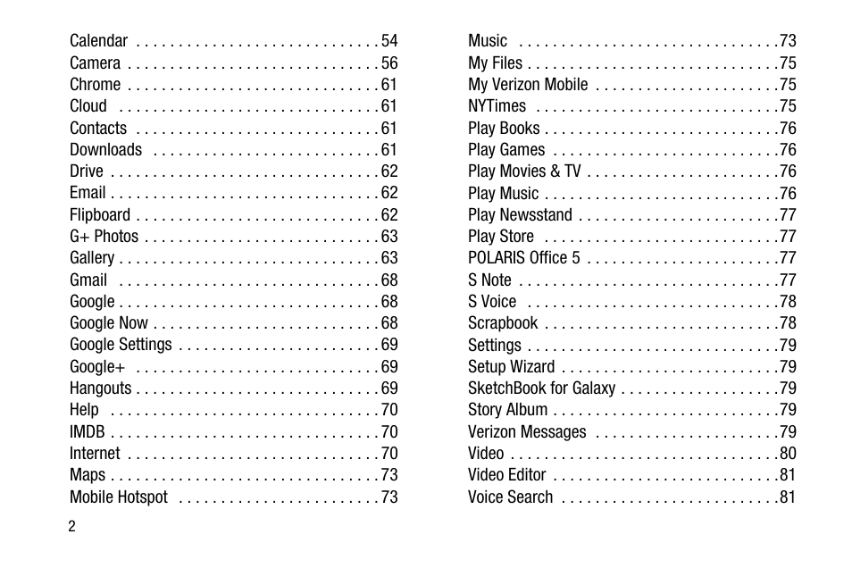 Samsung SM-P605VZKEVZW User Manual | Page 9 / 138