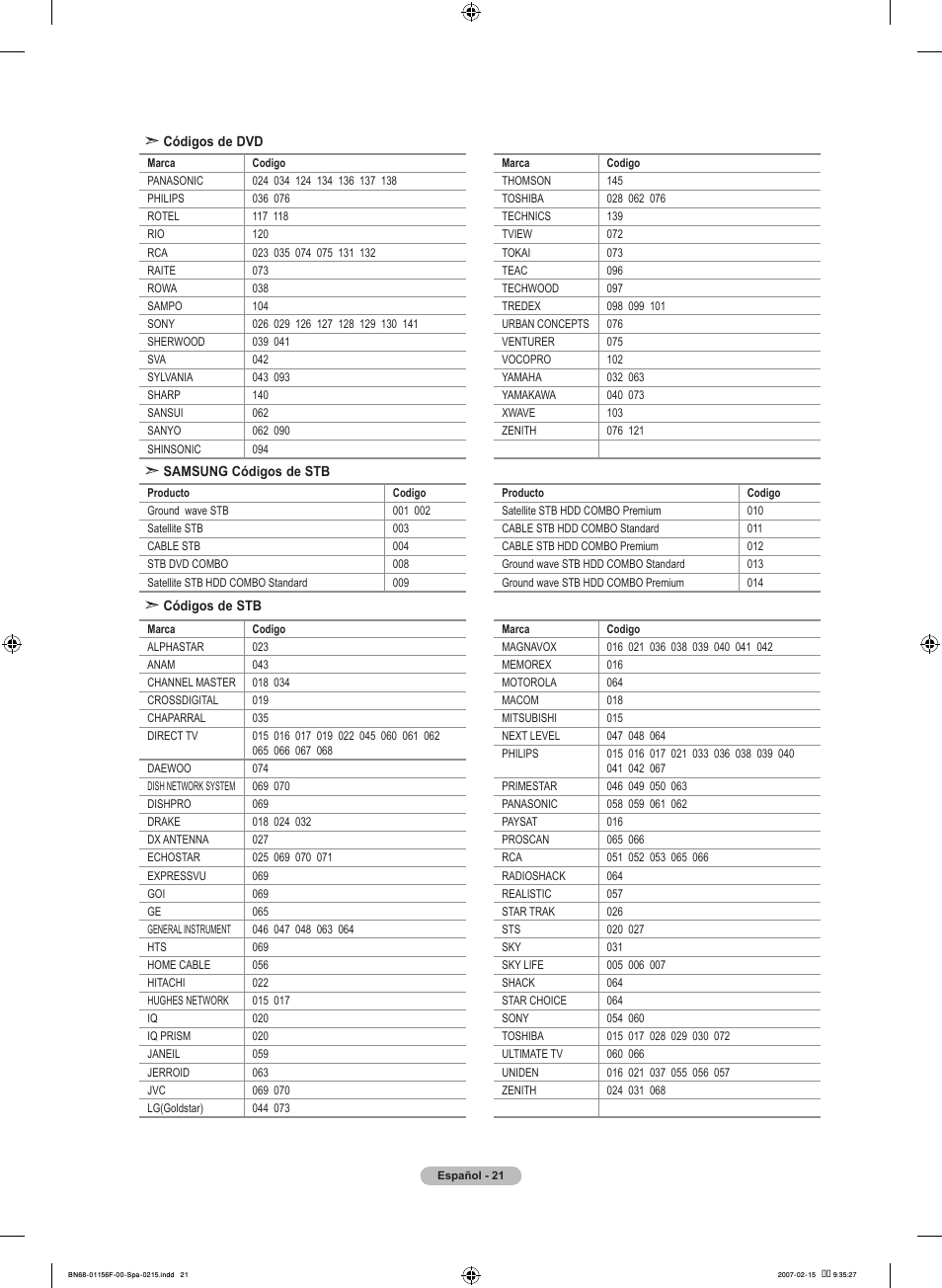 Samsung LNT4066FX-XAA User Manual | Page 111 / 178