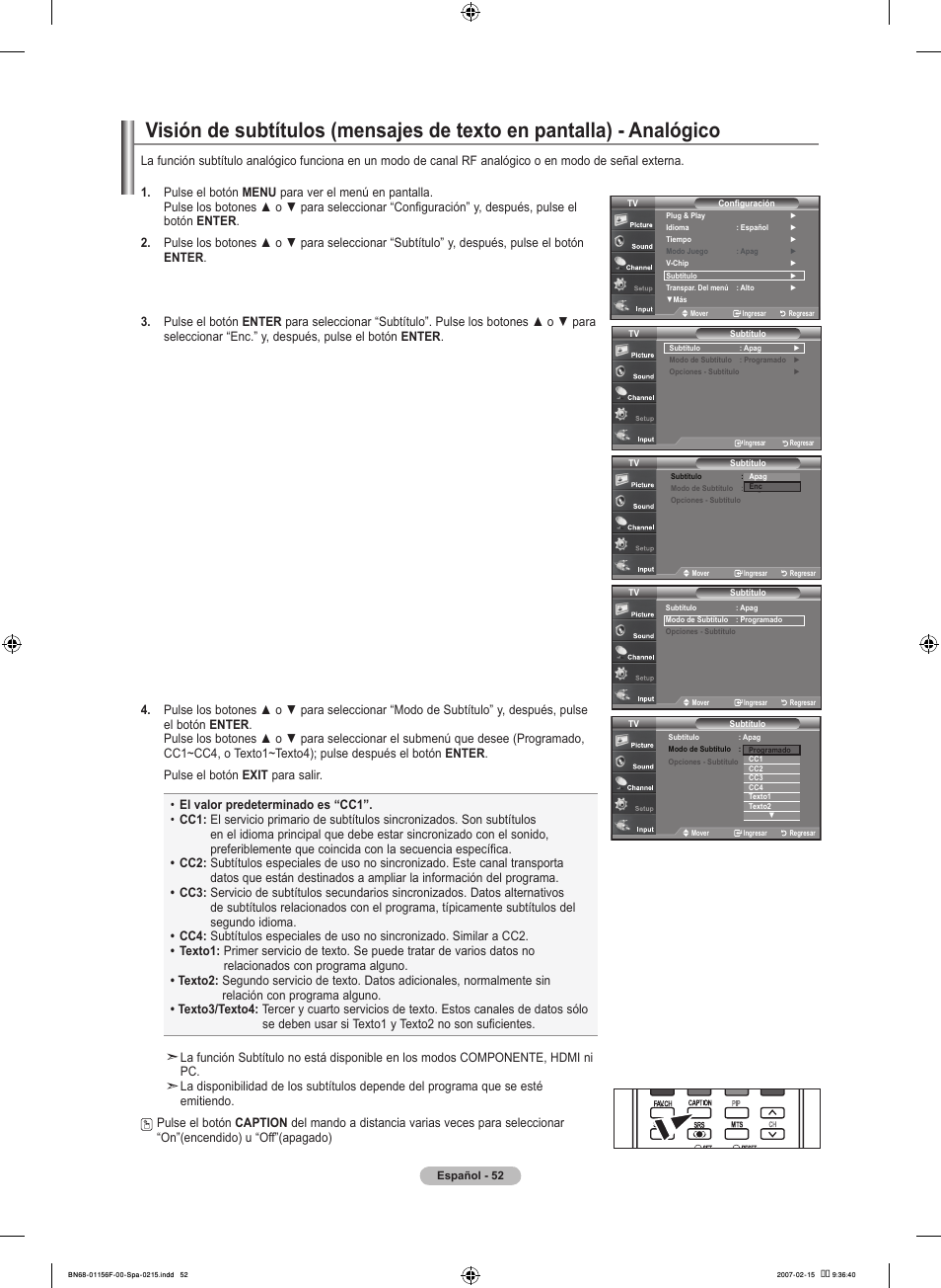 Samsung LNT4066FX-XAA User Manual | Page 142 / 178