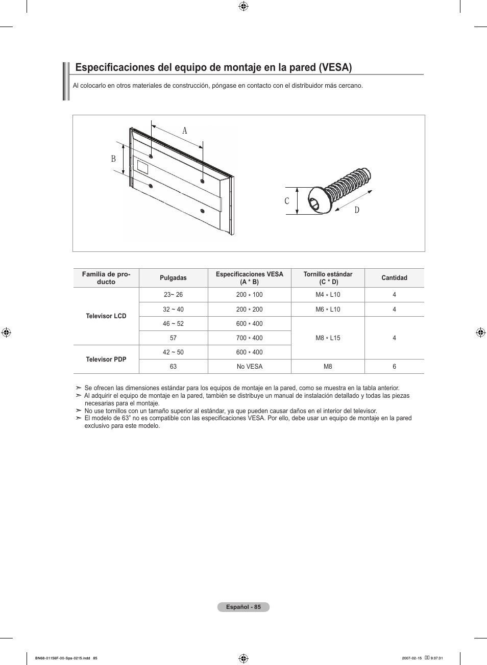 Samsung LNT4066FX-XAA User Manual | Page 175 / 178