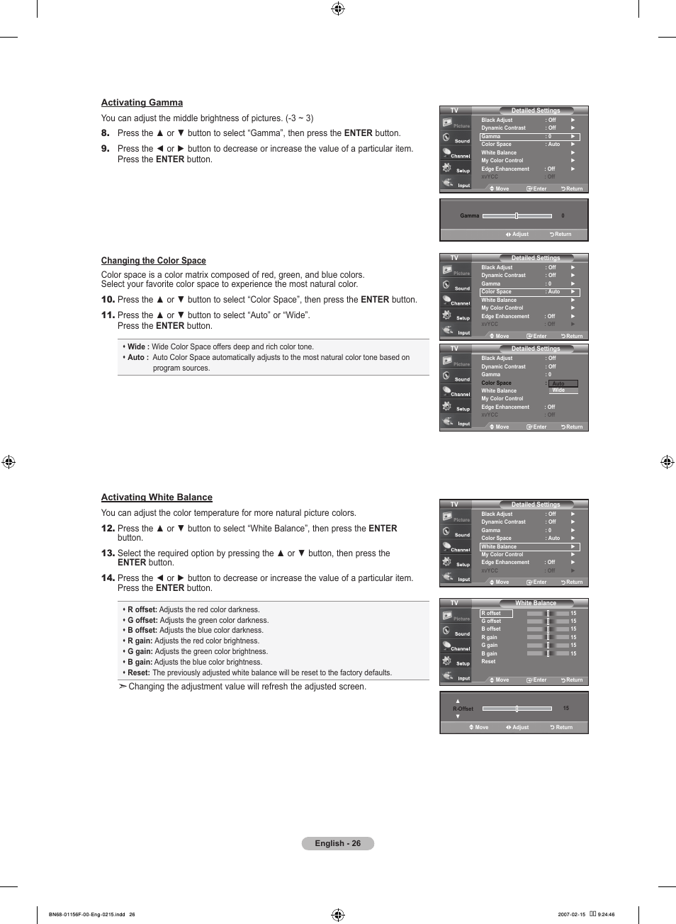 Samsung LNT4066FX-XAA User Manual | Page 28 / 178
