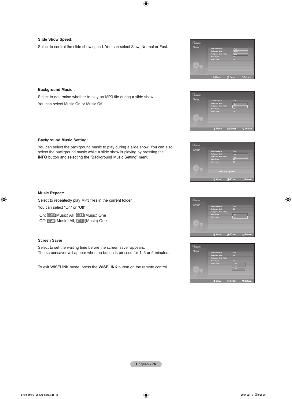 English | Samsung LNT4066FX-XAA User Manual | Page 78 / 178