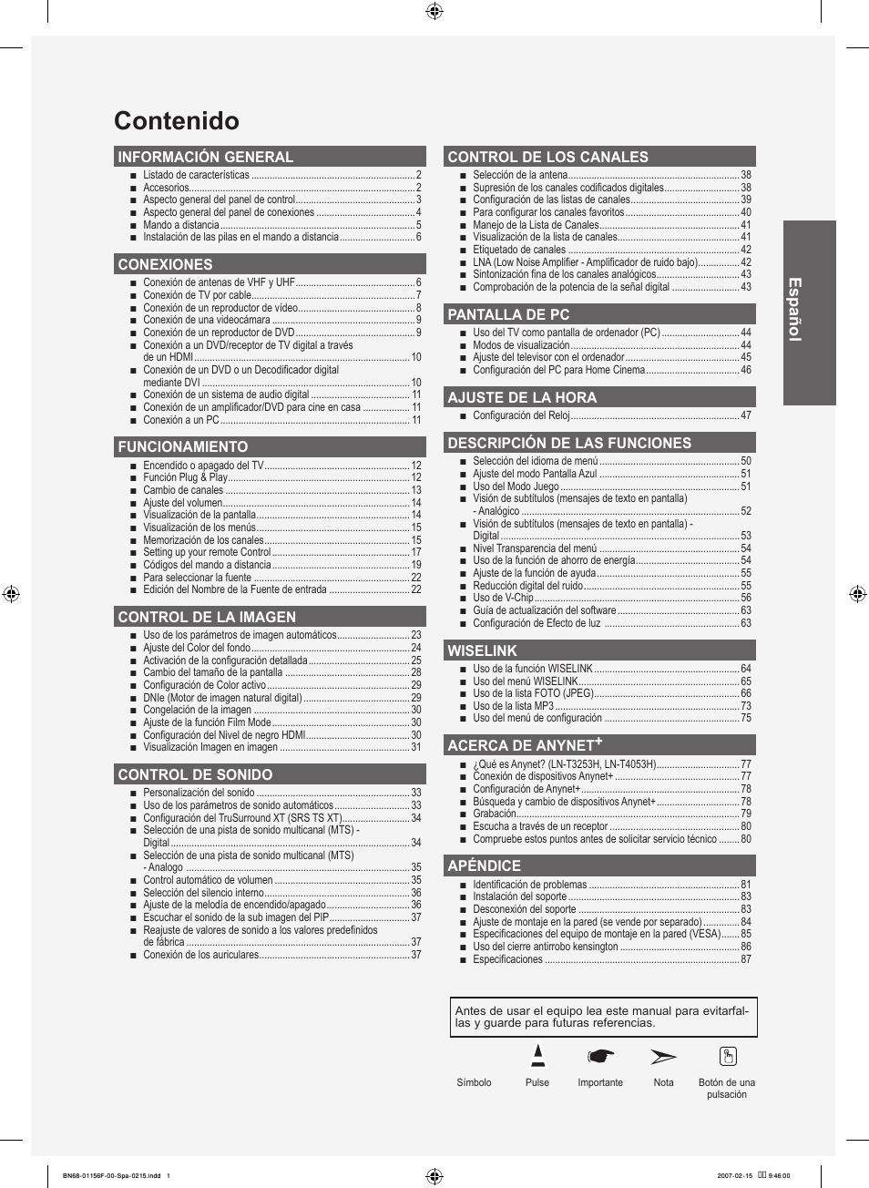 Samsung LNT4066FX-XAA User Manual | Page 91 / 178